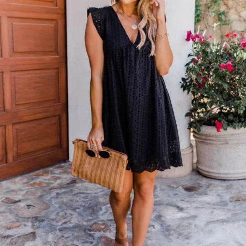 California Lace Dress Romper  Shelia