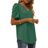 Casual Puff Short-Sleeve T-shirt