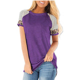 Fashion Cotton Blend Basic T-shirt