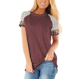 Fashion Cotton Blend Basic T-shirt