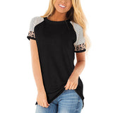 Fashion Cotton Blend Basic T-shirt