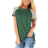 Fashion Cotton Blend Basic T-shirt