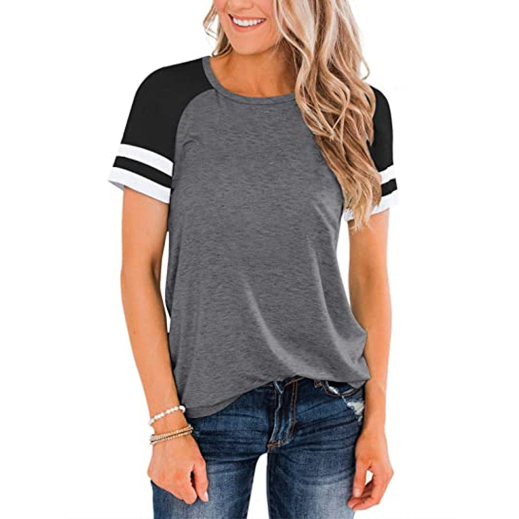 Solid Crew Neck T-Shirt