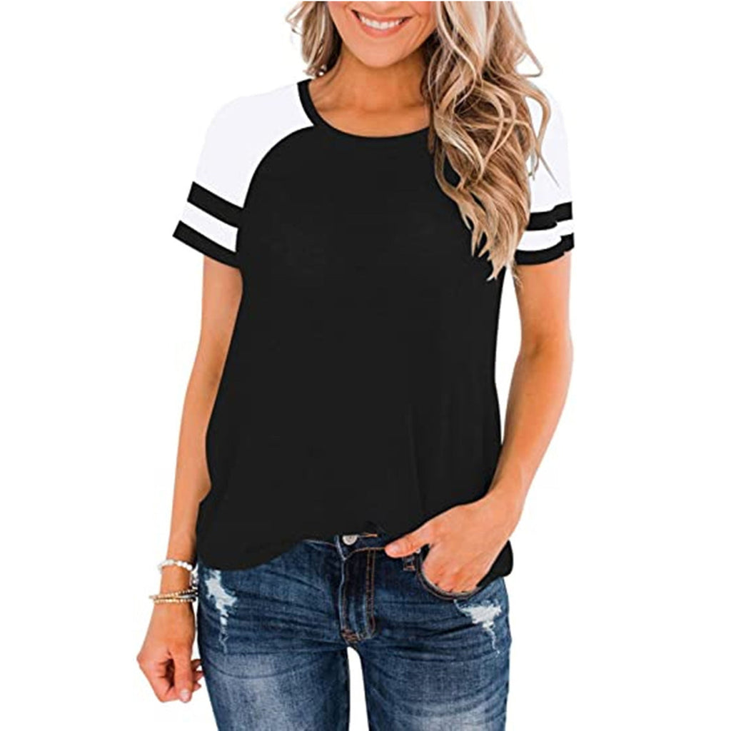 Solid Crew Neck T-Shirt