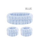 Three-Piece Face Wash Headband Set