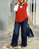 Retro Versatile Sweater Vest