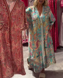 Bohemian Printed Casual Dress