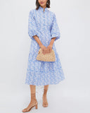 Casual Temperament Printed Pocket Dress
