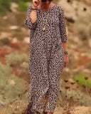 Printed Fashion Round Neck Dress