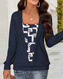 Fake Two-Piece Casual Sweatshirt