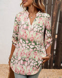 Fashion Floral Long Sleeve Blouse