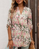 Fashion Floral Long Sleeve Blouse