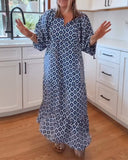 Diamond Print Dress