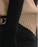 Hooded Knitted Vest Top