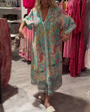 Bohemian Printed Casual Dress