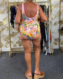 Tropical Floral One-Piece Swimsuit