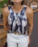 Sleeveless Gradient Temperament Vest