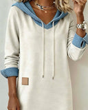 Hooded Fashionable Waist Dress