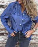 Solid Color Loose And Comfortable Shirt
