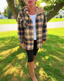 Casual Fashion Warm Plaid Jacket