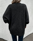 Lantern Sleeve V Neck Jumper