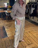 Elastic Waist Fashionable Wide-Leg Pants
