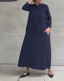 Fashionable Casual Long-Sleeved Dress