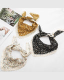 Small Floral Triangle Scarf
