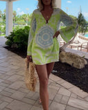 Casual Fashion Printed Swimsuit Cover Up