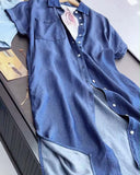 Simple Solid Color Lapel Coat