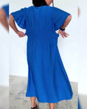 Cross Waist Design Waist Dress