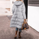 Women Solid Hooded Fleece Lined Sherpa Zipper Coat