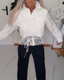 Fashionable Solid Color Shirt