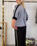 Casual Striped Knitted T-Shirt