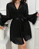 Sexy Lace Nightgown Suspender Suit