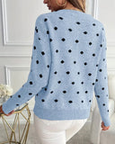 Crew Neck Long-Sleeved Pullover