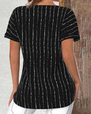 Casual Printed Crew Neck T-Shirt