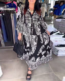 V-Neck Comfortable Dress