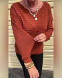 Casual Solid Color Long-Sleeved Pullover Sweater