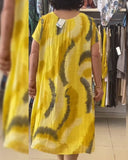 Casual Loose Printed Dress