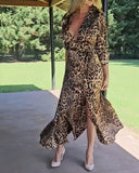 Fashion Sexy Leopard Print Dress
