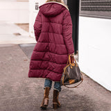 Women Solid Hooded Fleece Lined Sherpa Zipper Coat
