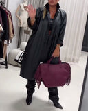 Street Fashion Lapel Coat