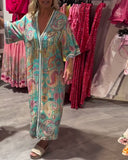 Bohemian Printed Casual Dress