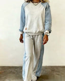 Fashionable And Elegant Contrasting Color Suit