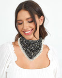 Small Floral Triangle Scarf