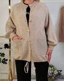 Casual Solid Color Pocket Cardigan