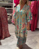 Bohemian Printed Casual Dress