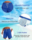 Beach Coconut Tree Print Contrast Shorts
