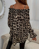 Leopard Print Camisole Blouse
